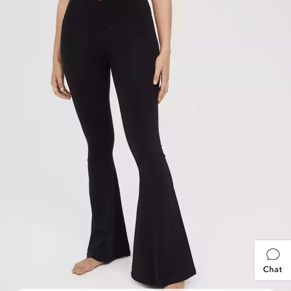 5/$25 aerie super flare crossover leggings